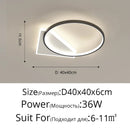 GobekUsa LED Ceiling Lights: Bedroom Study Living Room Round Luminaria Lustres Lamparas Avize