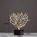 GobekUsa Alloy Coral Crafts on Crystal Base for Stylish Desktop Decor