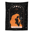 GobekUsa Celestial Constellation Tapestry Moon Phase Wall Hanging for Unique Home Décor