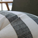 GobekUsa Linen Stripe Cushion Cover - 45x45cm & 30x50cm Home Decor for Living Room