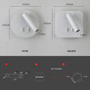 GobekUsa Adjustable 10W Wall Light Sconce Lamp with Switch - Hotel Bedroom Study Reading
