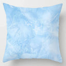 GobekUsa Blue Geometric Marble Stripe Line Pillowcases for Car Sofa Decor