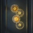 GobekUsa Glass Aisle Wall Light - Modern Light Luxury Wall Lamp for Living Room