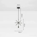 GobekUsa Industrial Nordic Retro Pendant Lights for Home and Bar Chandelier.