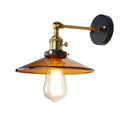 GobekUsa Japanese Glass Wall Light Retro Modern Wall Lamps for Home Lighting