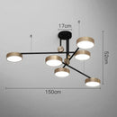 GobekUsa Geometric LED Chandelier for Contemporary Living & Dining Room Decor