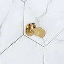 GobekUsa Brass Triangle Valve Gold Corner Bathroom Tap Water Control 1/2*1/2 Angle valves