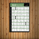 GobekUsa Bodybuilding Workout Home Gym Canvas Poster Wall Art Fitness Training Chart