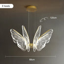 GobekUsa Lotus Leaf Chandelier: Modern Minimalist Nordic Lighting for Living Room, Dining Room & Bedroom