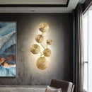 GobekUsa Industrial Nordic Lotus Leaf Wall Sconce: Retro Loft Style for Home, Hotel, Aisle
