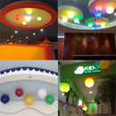 GobekUsa Balloon Acrylic Ceiling Light: Modern 5 Color Kids Room E27 Lamp with Switch