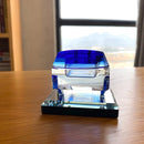GobekUsa Crystal Car Figurine Glass Model Ornament Table Decor Gift