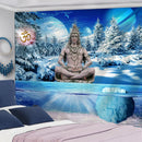 GobekUsa Buddhism Wall Hanging Tapestry Blanket Rug for Beach, Picnic, Camping