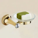 GobekUsa Gold Bathroom Hardware Set: Towel Rack, Toilet Paper Holder, Towel Bar, Hook
