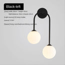 GobekUsa Gold Glass Ball Wall Sconce | Modern Nordic Bedside Lighting for Bedroom