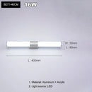 GobekUsa LED Acrylic Wall Lamp for Bathroom & Bedroom, Modern Simplicity, Anti-fog Sconces