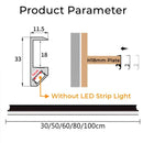 GobekUsa LED Shelf Light - Recessed Aluminum Profile for Cabinets & Closets