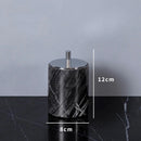 GobekUsa Ancient Wood Grain Marble Bathroom Set with Luxury Accessories