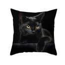 GobekUsa Black Cat Pillowcases - Cute Kitty Animal Lover Cushion Cover