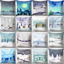 GobekUsa Christmas Deer Snow Pillow Case
