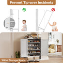 Shoe Storage Cabinet — 6-Tier Modular Organizer with Adjustable Shelves