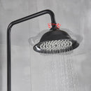 GobekUsa 8" Rainfall Shower System with Bathtub Faucet and Hand Shower