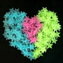 3D Stars Glow Dark Wall Stickers by GobekUsa – Luminous Fluorescent Home Decor