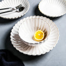 GobekUsa Ceramic White Glaze Dinnerware Set