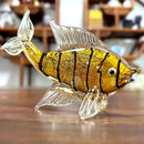 GobekUsa Crystal Glass Tropical Fish Figurines | Hand Blown Modern Home Decor
