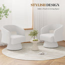 Swivel Barrel Accent Chair — Oversized Velvet Upholstered 360° Chair for Living Room, Bedroom & Home Office