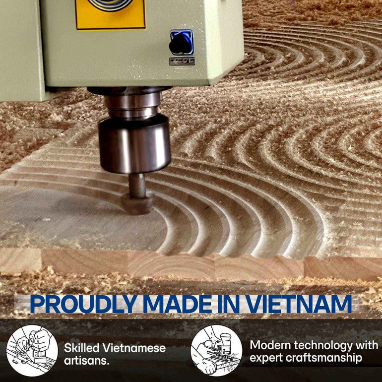 Acacia Harmony Dresser with 5 Drawers for Stylish Storage Solutions