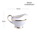GobekUsa Bone China Milk Jug: Elegant Ceramic Creamer for Tea, Coffee, Espresso