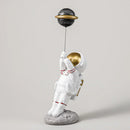 GobekUsa Astronauts Figurines Gold Tabletop Decoration Creative Spaceman Figures