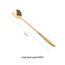 GobekUsa Gold Flower Stainless Steel Teaspoons Set for Coffee, Desserts, and Ice Cream