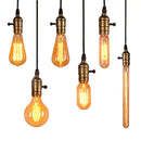 GobekUsa Industrial Pendant Light Lamp E27 90-265V Edison Bulb Holder Loft Home Decor