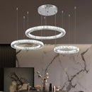 GobekUsa Crystal LED Chandeliers: Modern Pendant Light for Living Room.