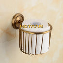 GobekUsa Brass Bathroom Set: Robe Hook, Paper Holder, Towel Bar, Soap Basket.