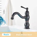 GobekUsa Antique Brass Basin Faucet Single Handle Bathroom Mixer Tap