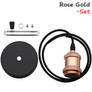 GobekUsa Industrial Pendant Light Lamp E27 90-265V Edison Bulb Holder Loft Home Decor