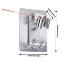 GobekUsa Aluminum Showerhead Holder: Adjustable & Traceless Bathroom Accessory