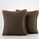 GobekUsa Linen Square Throw Pillow Covers Set - Home Decor for Sofa, Couch, Bed