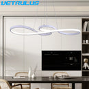 GobekUsa Acrylic LED Chandelier Pendant Light Minimalist Ceiling Lamp for Modern Decor