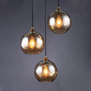 GobekUsa Glass Ball Pendant Light - Modern Nordic LED Hanging Fixture for Dining and Kitchen