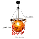 GobekUsa Basketball Pendant Light: Creative Decorative Chandelier for Restaurant, Cafe, Bedroom.