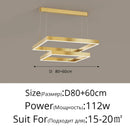 GobekUsa LED Chandelier: Modern Aluminum Luster Lamps for Bedroom, Hall, Dining, Living Room