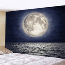 GobekUsa Beach Moon Night Sky Tapestry for Hippie Bohemia Decor & Yoga Mat