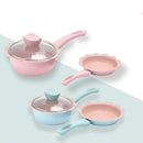 GobekUsa 16cm Non-Stick Baby Food Pot with Maifan Stone Coating