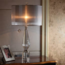 GobekUsa Crystal Table Lamp - Modern Luxe Art Deco Lighting for Living Room, Bedroom, Bedside