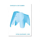 GobekUsa Elephant Bauhaus Canvas Print for Children's Room Wall Decor