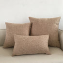 GobekUsa Ivory Sofa Cushion Cover Solid Basic 30x50cm - 60x60cm
